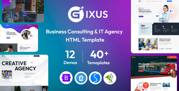 Gixus - Multipurpose HTML Template