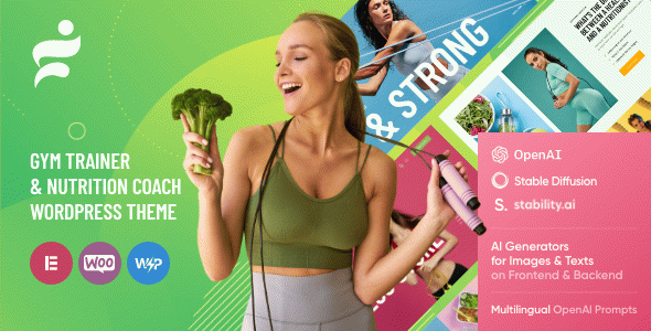 Glare - Diet Coach & Fitness Guru WordPress Theme