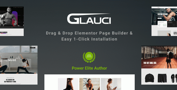 Glauci ??? Fitness and Gym WordPress Theme with AI