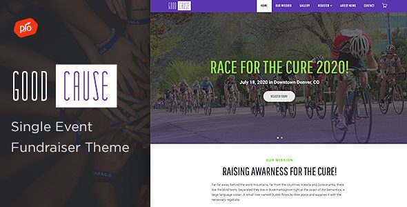 Good Cause - A Single Event Fundraiser Theme