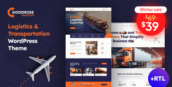 Goodrise - Logistics WordPress Theme