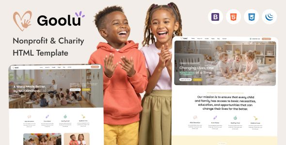 Goolu – Charity & Donation HTML5 Template