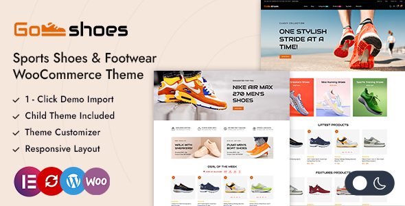Goshoes - Sports Shoes & Footwear Store WooCommerce Theme