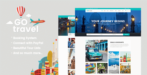 GoTravel - Travel Agency WordPress Theme