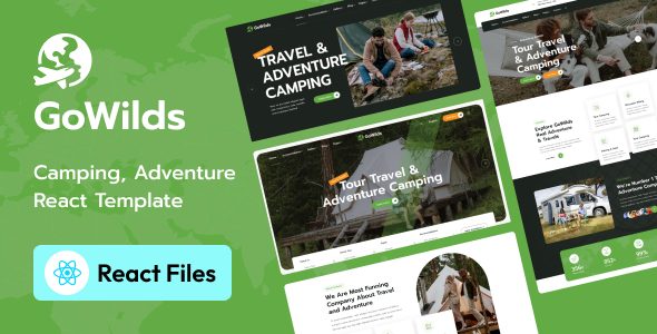 Gowilds - Travel & Tour Booking React NextJs Template