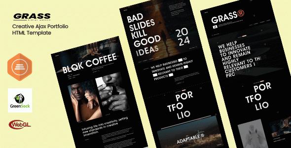 grass - Creative Ajax Portfolio HTML Template