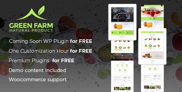 Green Farm ??? Organic Food & Eco Farm WP Theme