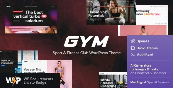 GYM | Gym WordPress Theme + Online Store