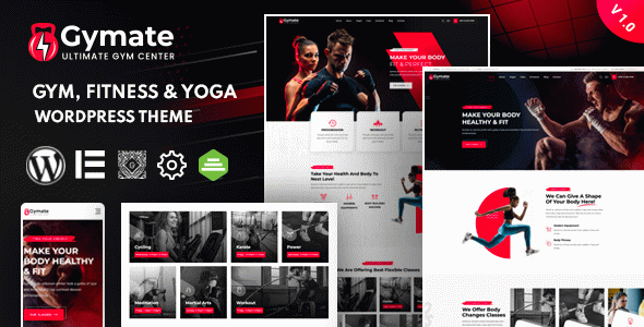 Gymat - Fitness and Gym WordPress Theme