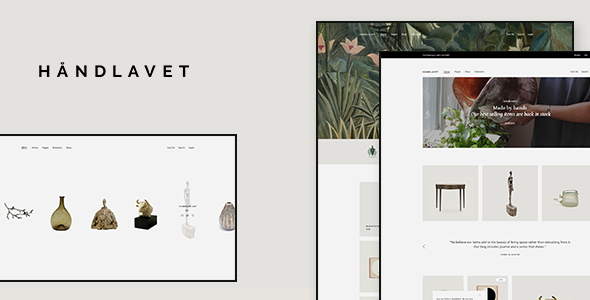 H??ndlavet - Art and Home Decor Shop WordPress Theme