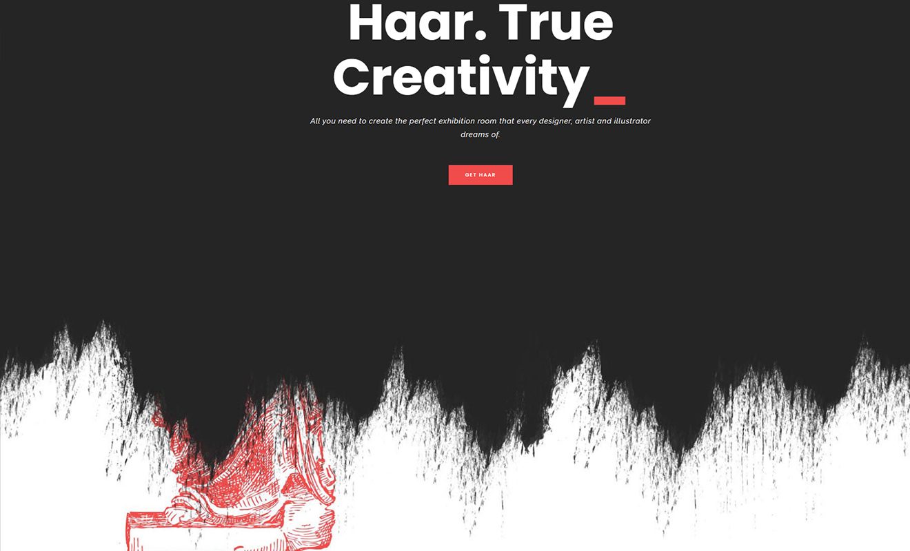 Haar ??? Portfolio Theme for Artists and Illustrators