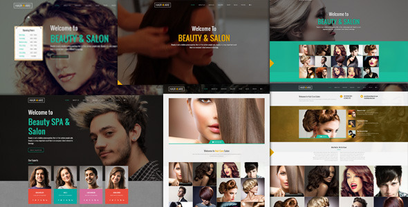 Hair Care - Responsive Salon WordPress Theme