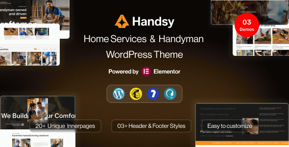 Handsy - Handyman Renovation Services WordPress Theme