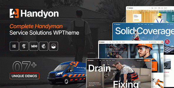 Handyon - Handyman Services WordPress Theme