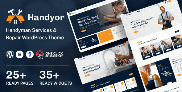 Handyor – Handyman Services & Repair WordPress Theme