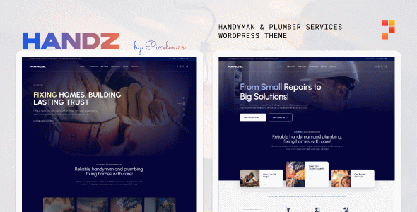 Handz - Handyman & Plumber Repair WordPress Theme