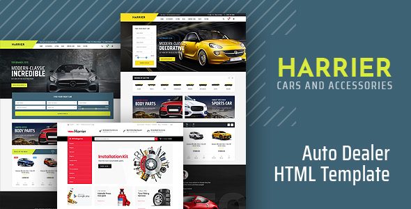Harrier - Car Dealer HTML Template