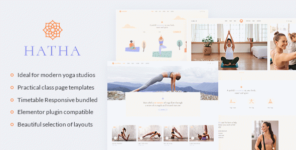 Hatha - Yoga WordPress Theme