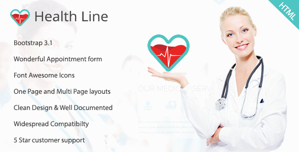 Health Line - Medic HTML Template