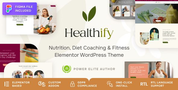 Healthify ??? Weight Loss Recipes, Fitness & Health Coaching WordPress Theme