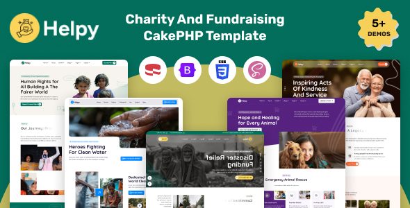 Helpy - Charity And Fundraising CakePHP Template