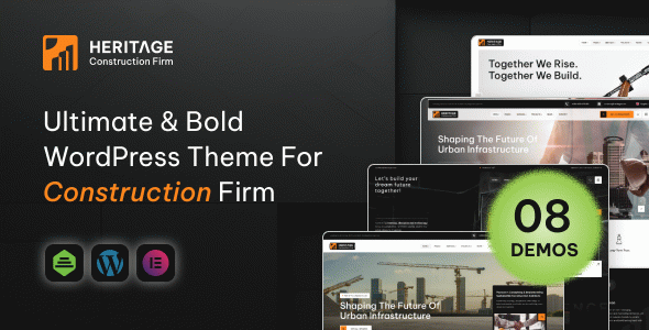 Heritage - Construction & Building WordPress Theme