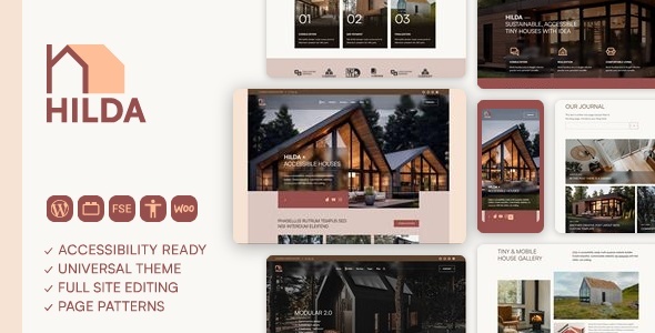 Hilda - Accessible Full Site Editing WordPress Block Theme