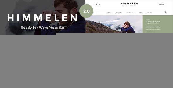 Himmelen - Personal Minimal WordPress Blog Theme