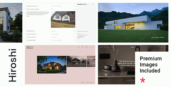 Hiroshi - Architecture and Interior Design WordPress Theme