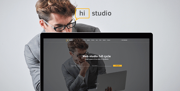 HiStudio | Creative Agency/Web Studio One Page Site Template