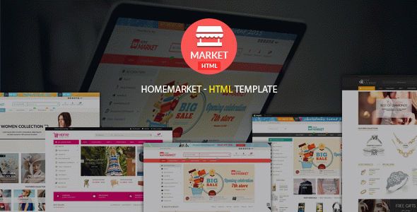 Home Market | Creative & Modern Responsive eCommerce HTML Template
