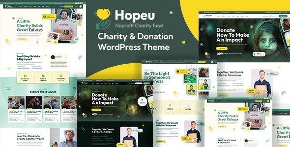 Hopeu ??? Charity & Donation WordPress Theme
