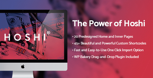 Hoshi - Digital Agency WordPress Theme