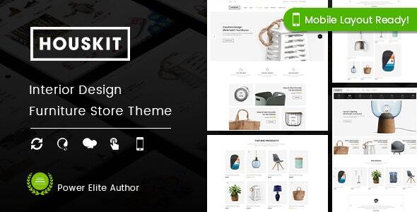 Houskit - Interior Design & Furniture Store WordPress Theme (Mobile Layout Ready)
