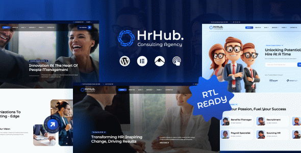 Hr Hub - Recruitment Agency WordPress Theme