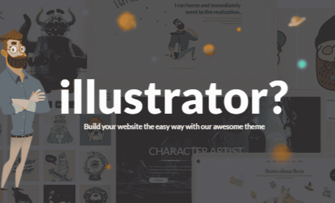 Illustrator ??? Illustration and Artist Portfolio Theme