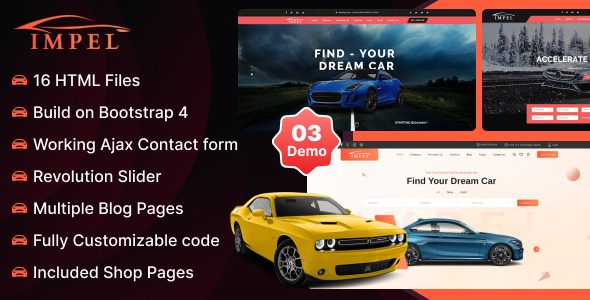 Impel - Auto Car Responsive HTML 5 Template