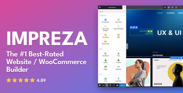 Impreza ??? WordPress Website and WooCommerce Builder