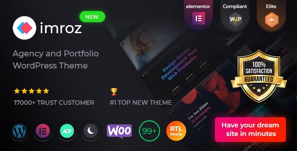 Imroz - Agency & Portfolio WordPress Theme