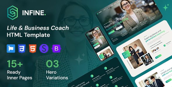 Infine - Life Coach HTML Template