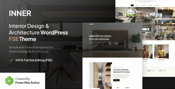 Inner – Interior Design & Architecture Gutenverse FSE WordPress Block Theme