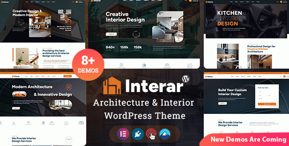 Interar - Interior & Architecture Elementor WordPress Theme