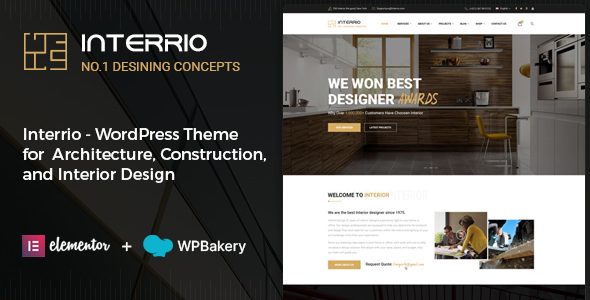 Interrio ??? WordPress Theme for Architecture and Interior Design