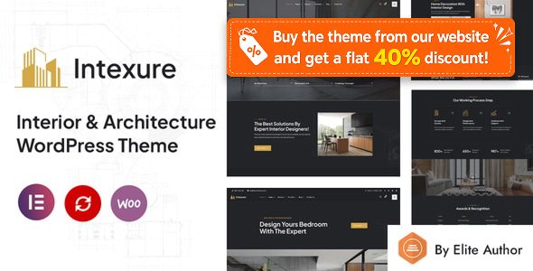 Intexure - Interior Design And Architecture WordPress Theme