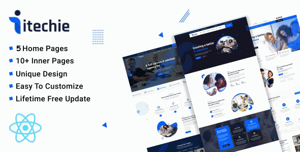 Itechie - It Solutions And Services React Nextjs Template