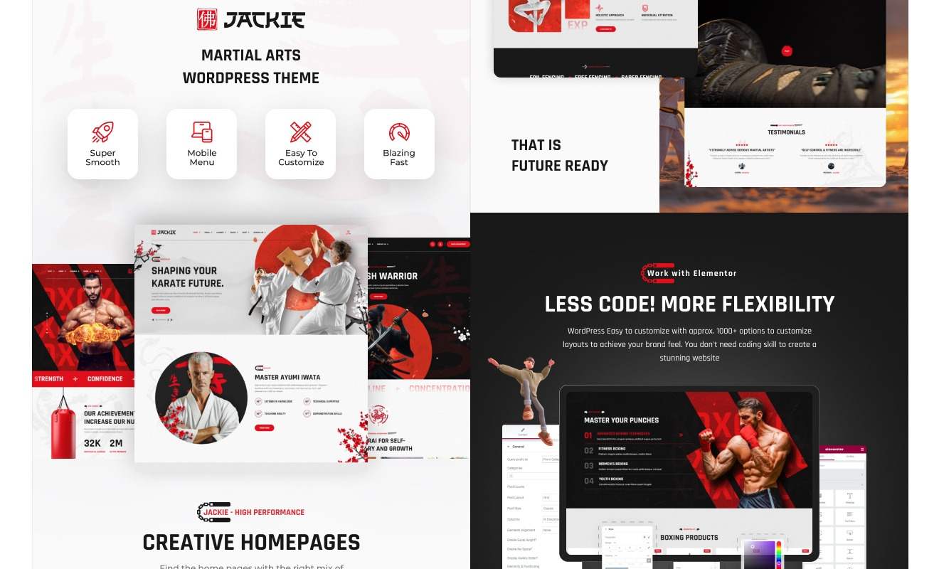 Jackie ??? Karate & Martial Arts School WordPress Theme