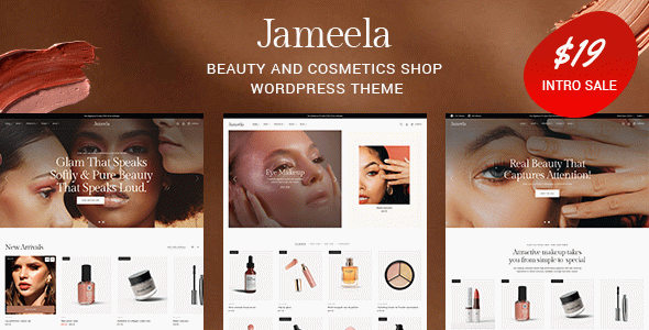 Jameela - Beauty And Cosmetics Shop WordPress Theme