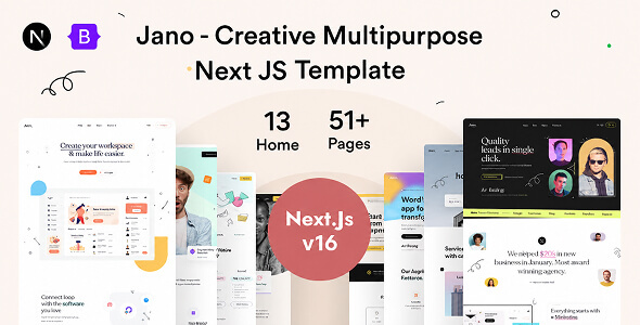 Jano - Modern & Multipurpose React NextJs Template