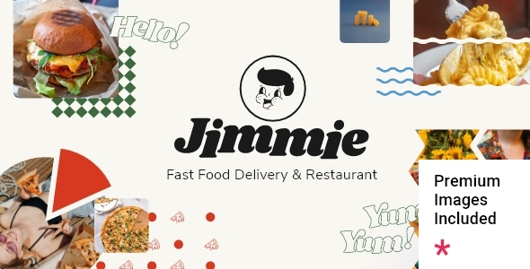 Jimmie - Fast Food Delivery and Restaurant WordPress Theme