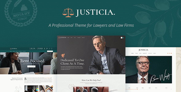 Justicia - Lawyer WordPress Theme